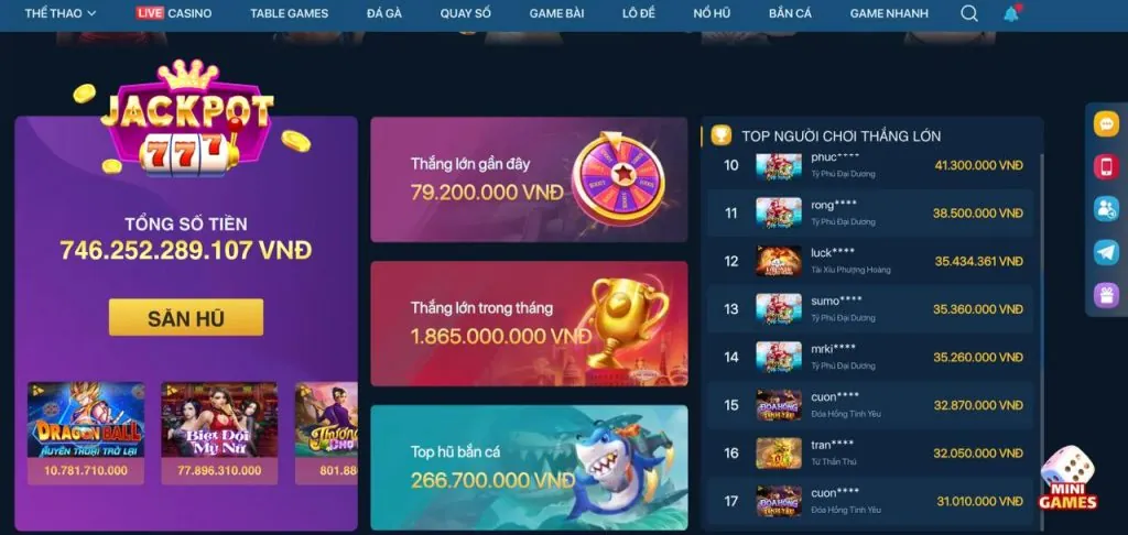 Giao diện nền tảng cá cược thể thao win55 với nhiều môn thể thao khác nhau